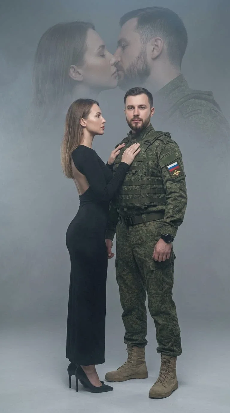 В поцелуе