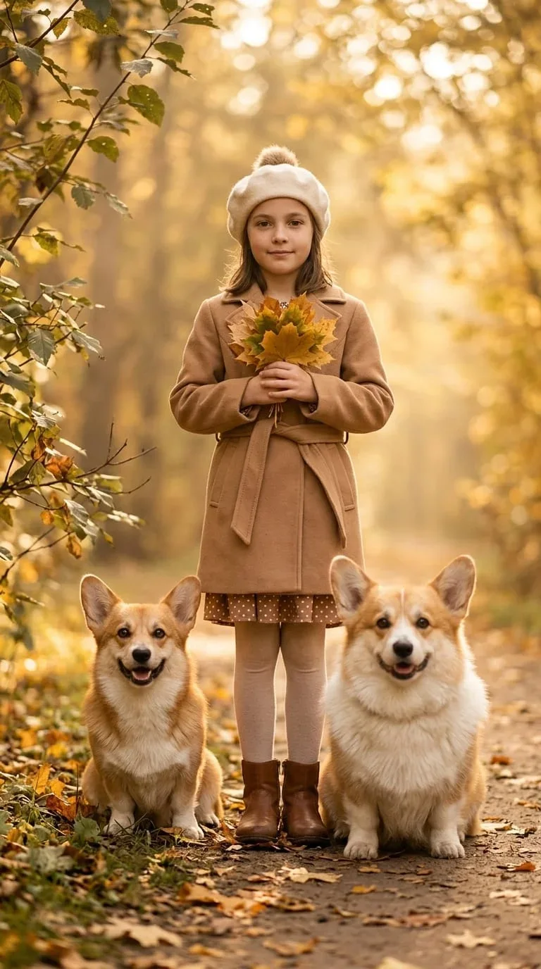 Пример фотообраза С корги