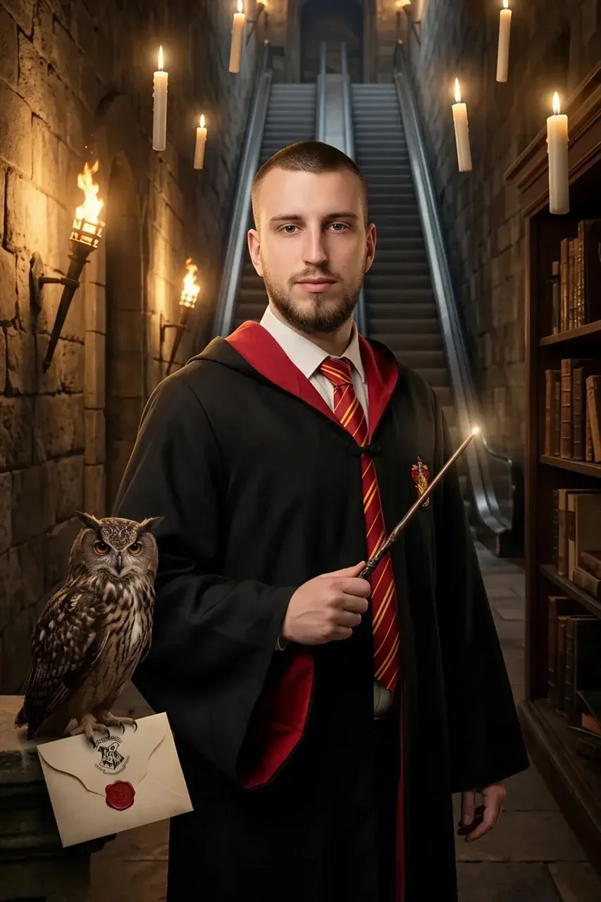 Пример фотообраза Harry Potter