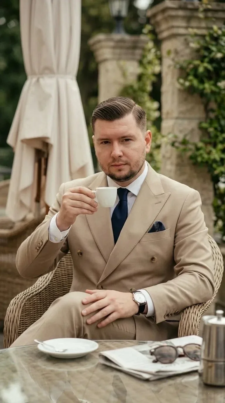 Пример фотообраза Old money и эспрессо