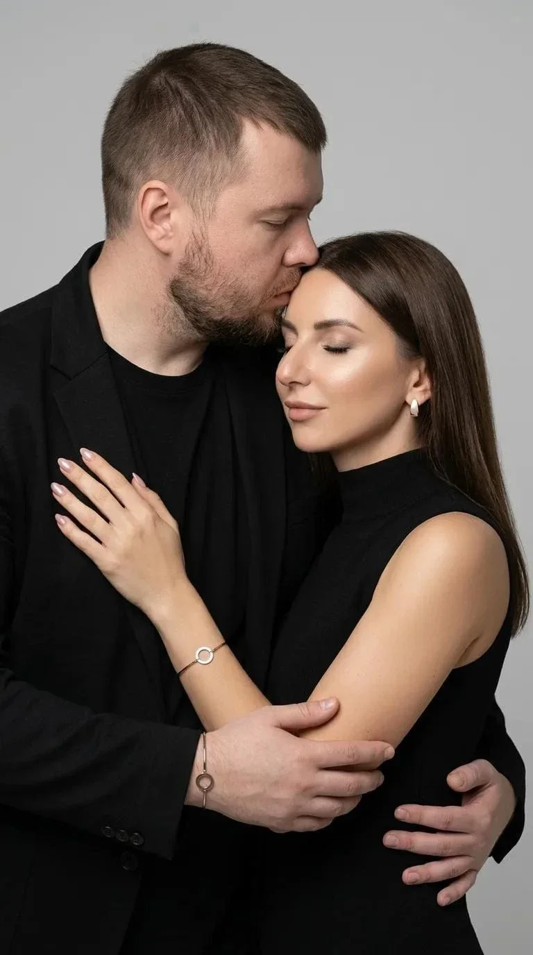 Пример фотообраза Нежное объятие