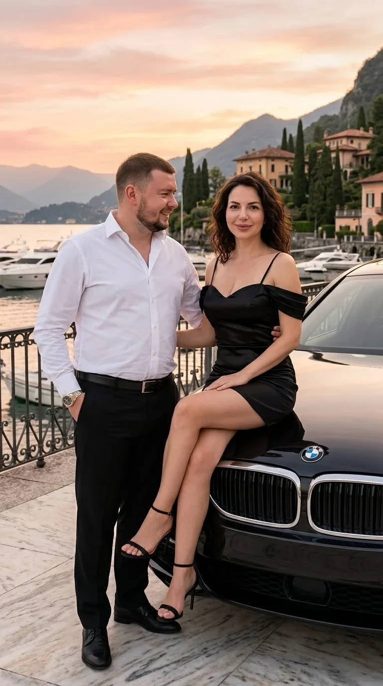 Пример фотообраза У заката