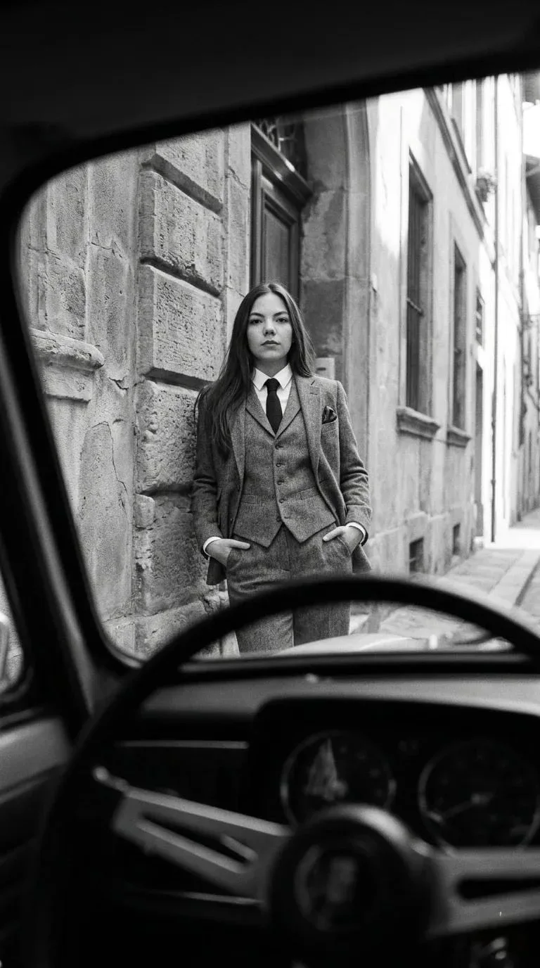 Пример фотообраза Леди в твиде