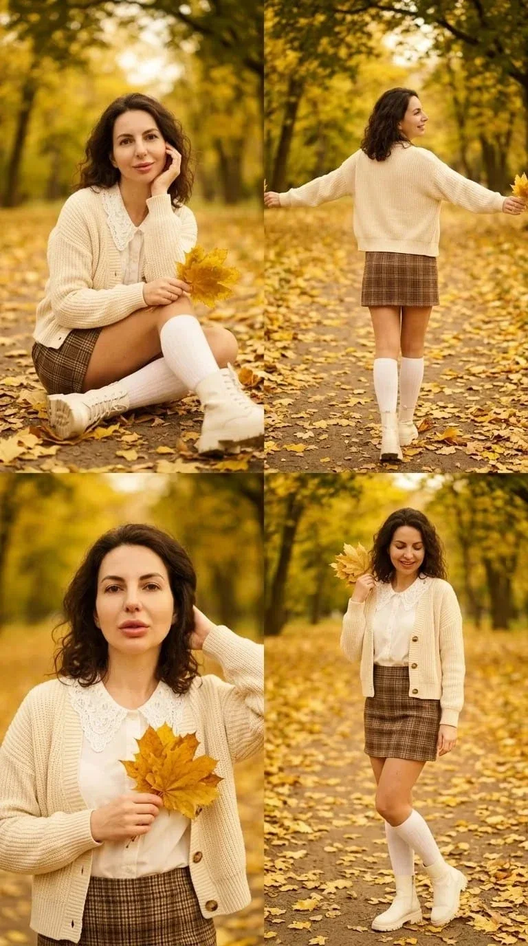 Пример фотообраза С листом