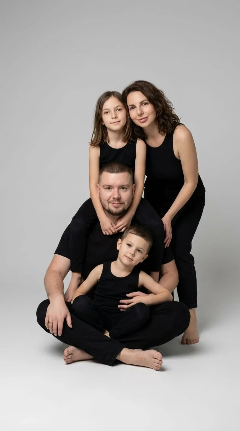 Пример фотообраза На плечах