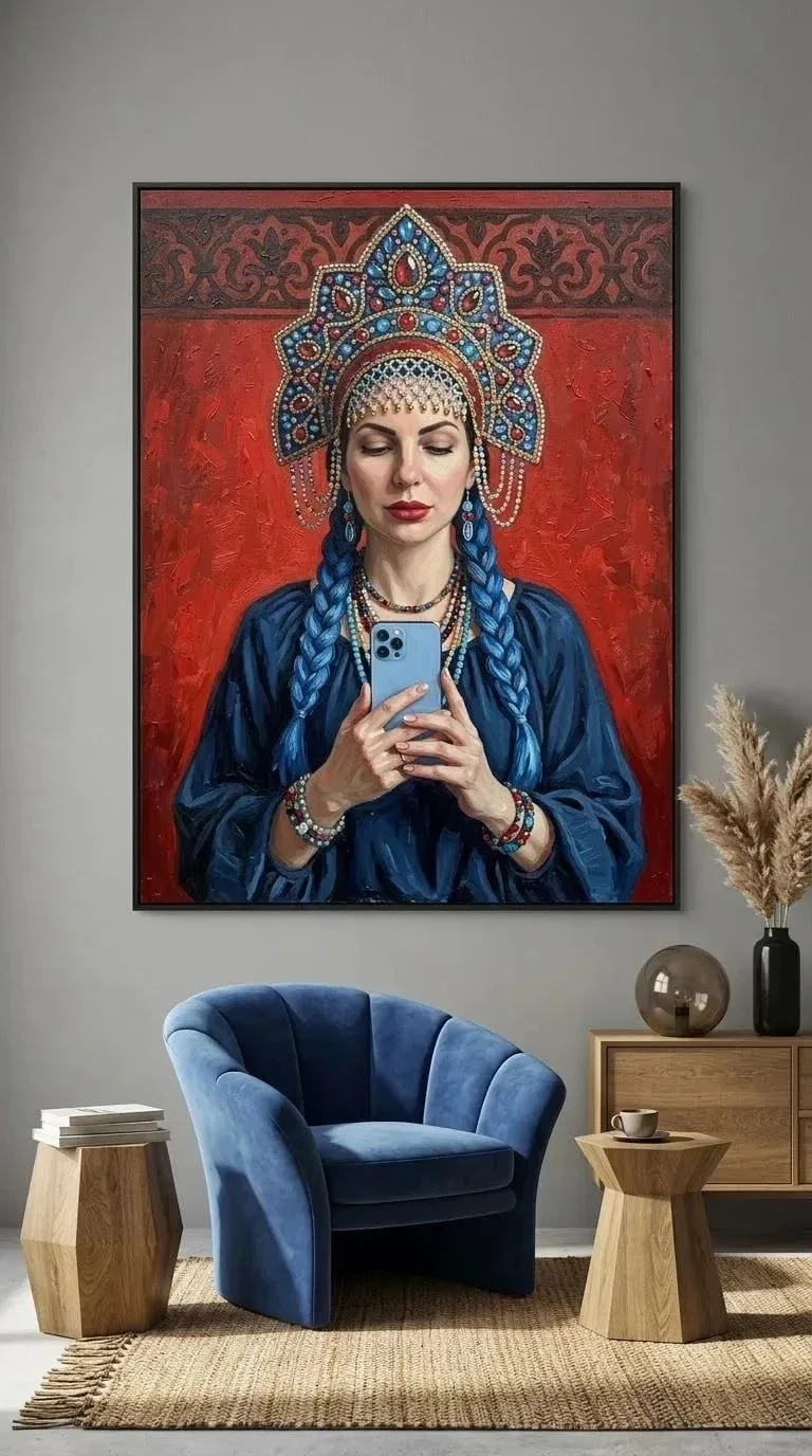 Пример фотообраза Кокошник