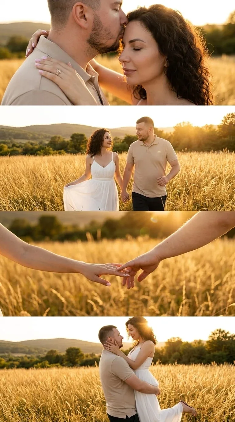 Пример фотообраза На лугу